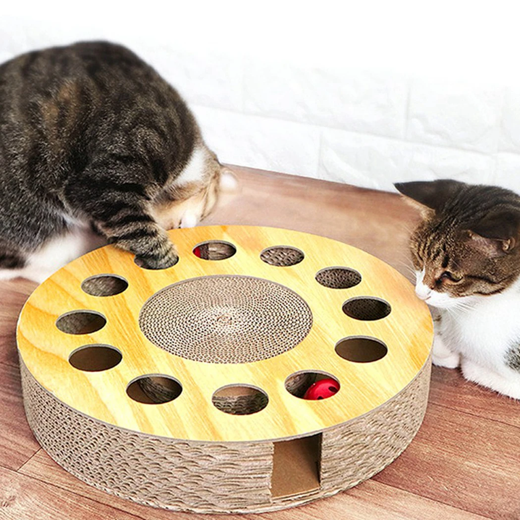 Cat Kitten Scratch Board Soft Bed Mat Claws Care Corrugated Scratcher Cat Training Toy Scratch Interactive Cat Scratching Pad