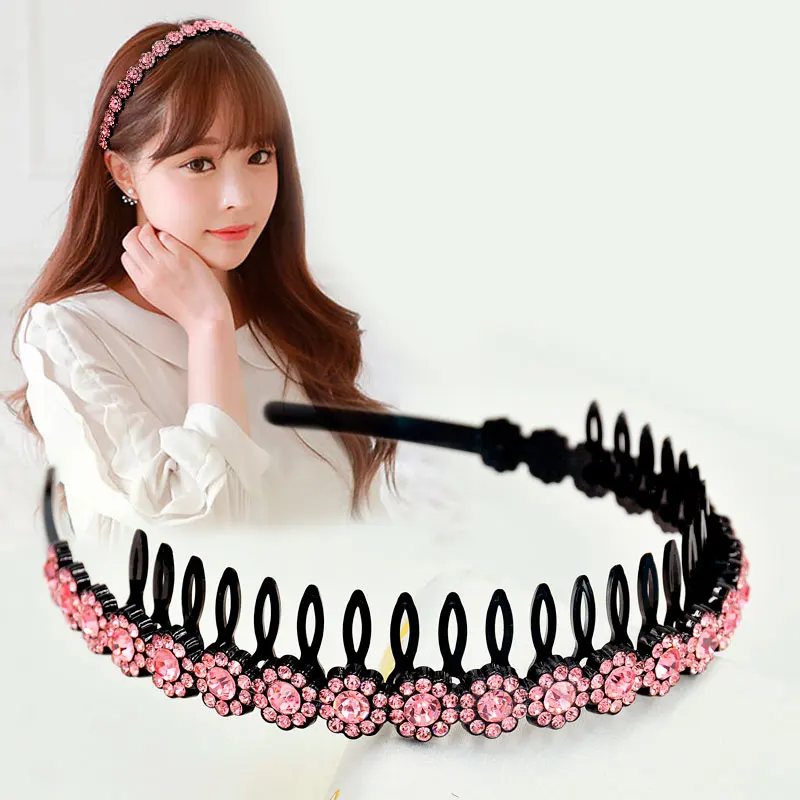 

Fashion Women Girl Metal Crystal Hairbands Headband Jewelry Hair Band Accessories