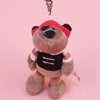 

10 cm The pirates bear pendant Pirates of the Caribbean HippoPendant Stuffed Plush Keyring, 3 Pcs Key holder / Keychain Gift