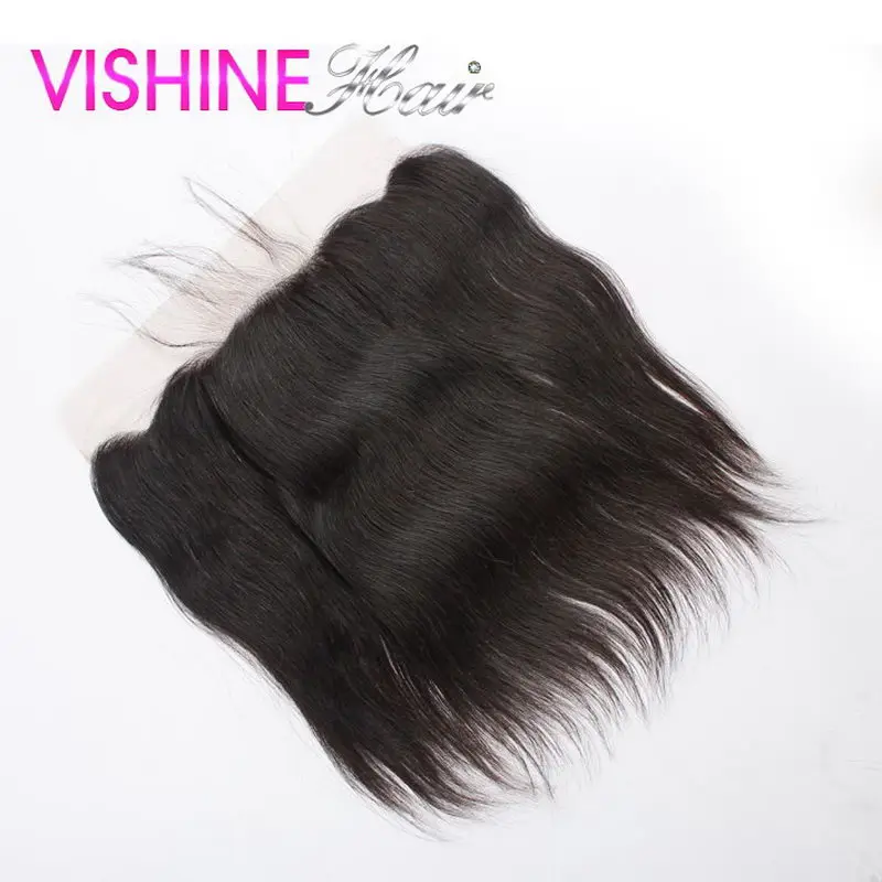 

Vishine Malaysian Virgin Hair Straight Lace Frontal Closure 13X4 inch Lace Closure Ms Lula Hair Good Quality Lace Closure