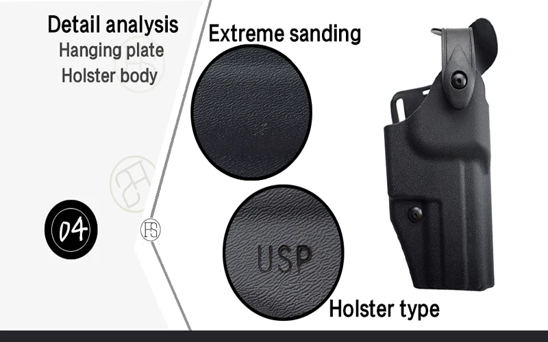 H& K компактный usp охотничья кобура тактический охотничий ручной пистолет кобура быстрого падения пояс кобура полиуретановый материал