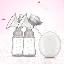 Одиночный/двойной Электрический молокоотсос мощный соска USB Электрический молокоотсос бутылка для детского молока холодный тепловой коврик для кормления грудью