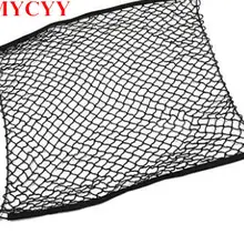 BJMYCYY, автоуход, 100x80 см, универсальный органайзер для хранения багажа в багажник автомобиля, нейлоновая эластичная сетка с 4 пластиковыми крючками
