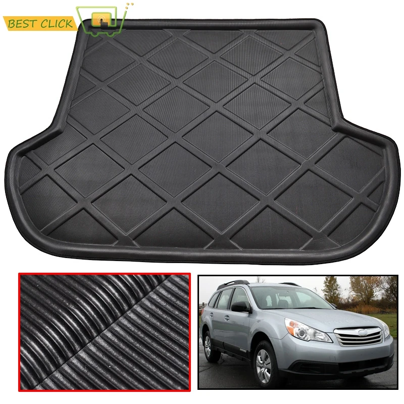 

Boot Liner Rear Cargo Mat Trunk Tray Floor Carpet Protector Mud Kick Pad Fit For Subaru Outback 2010 2011 2012 2013 2014