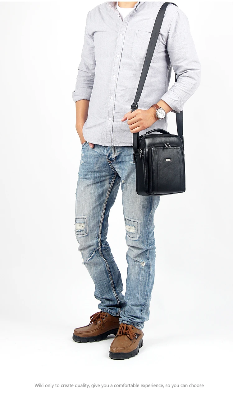 genuine leather men bag