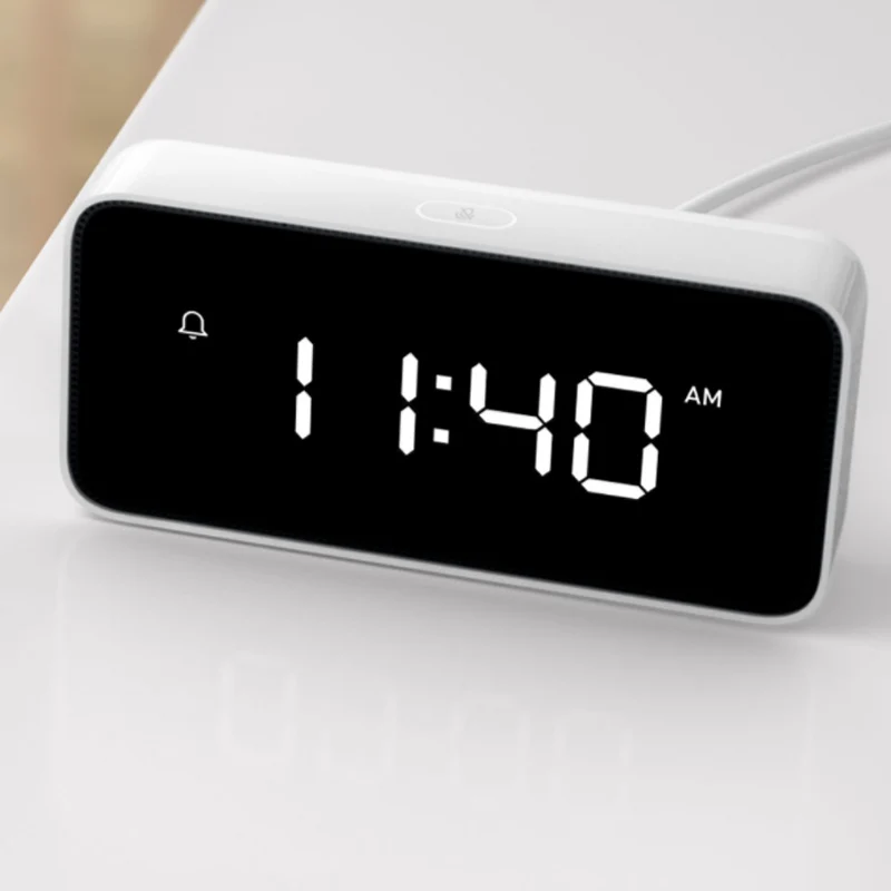 Xiaomi Mijia Xiaoai умный голос широковещательный, сигнал тревоги часы работают с Wi-Fi и Bluetooth беспроводной Смартфон приложение