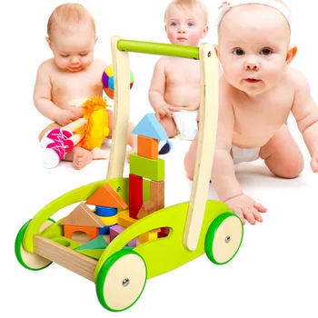 

Baby Walker infant walker baby step infant car walker baby walking kids walker montessori toys nano block