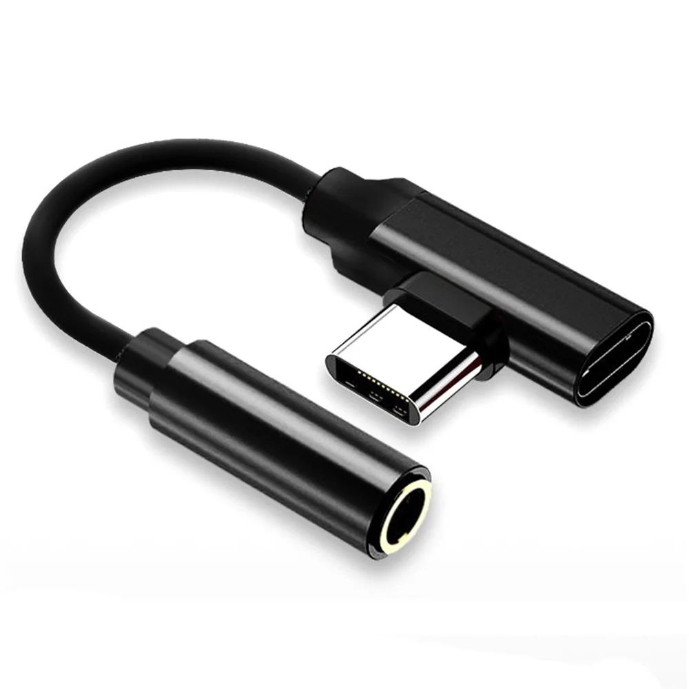 

2 In 1 Type C To 3.5mm Jack Earphone Charging Converter USB C Type-C Audio Adapter for Xiaomi Huawei P10 Mate 20 Type C Phones