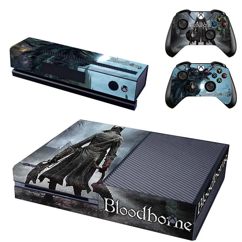 Наклейка из кожи крови для игровой консоли Xbox One и 2 контроллера Виниловая