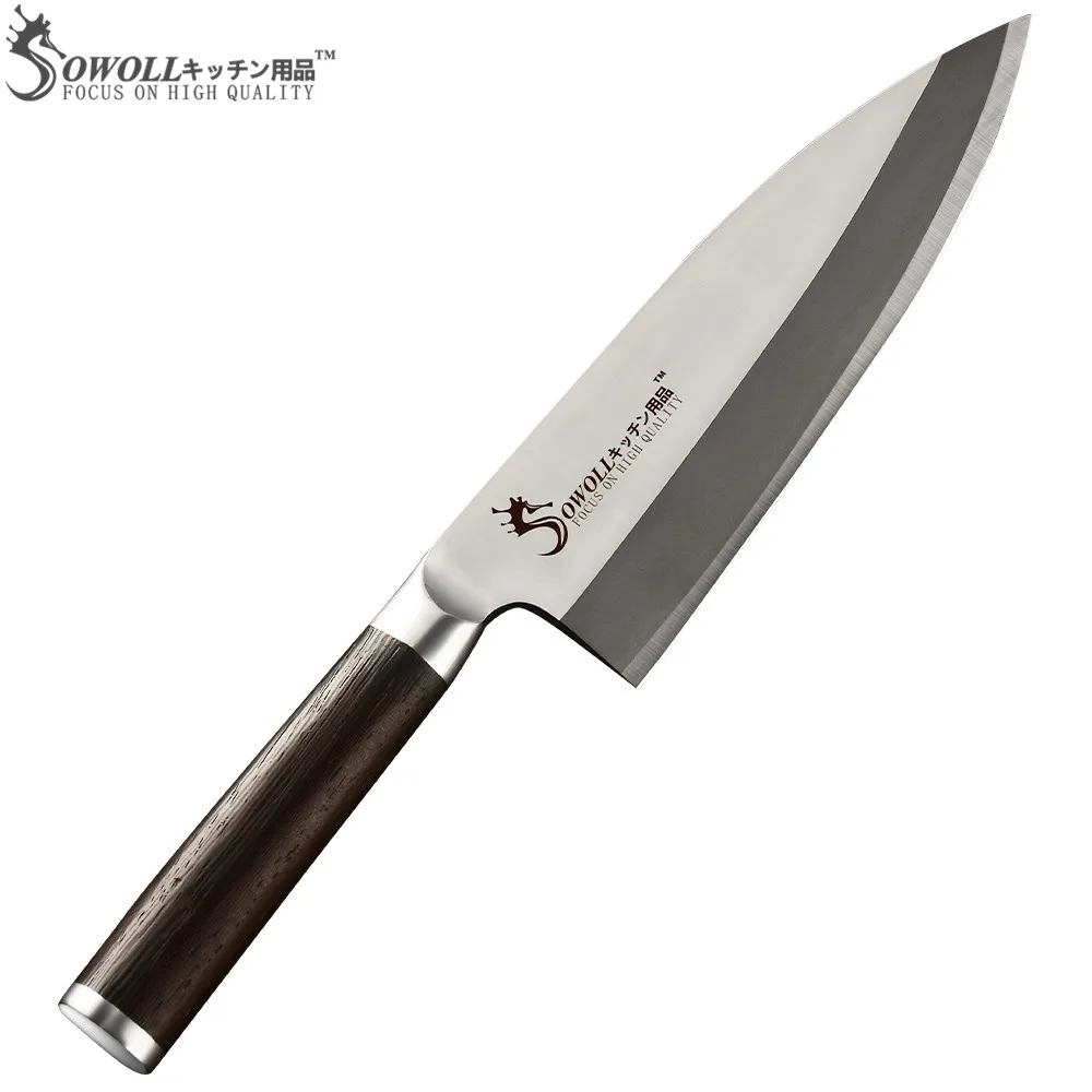 SOWOLL Japanese Style Chef Knife High Quality 8 inch, 6 inch Santoku
