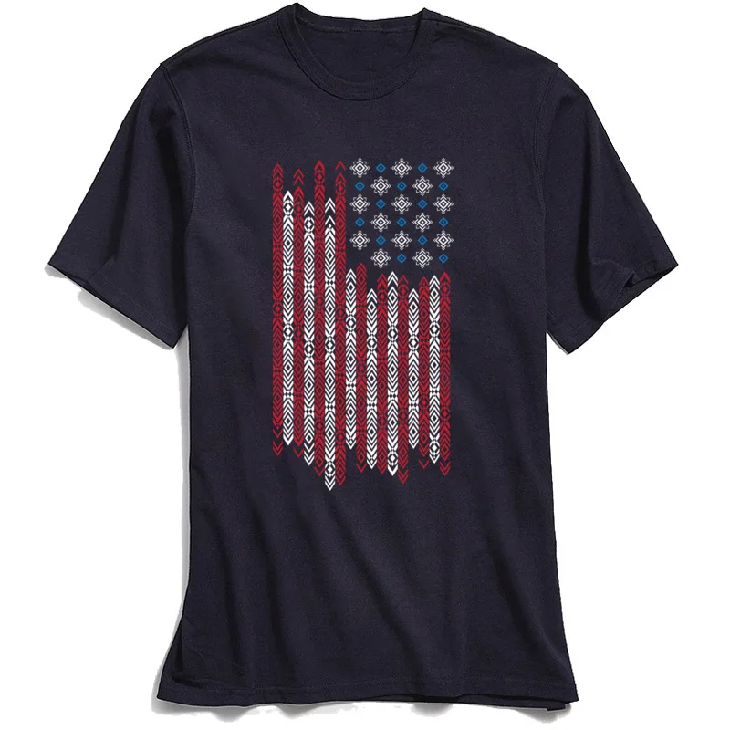 Native Patriots T-Shirt Casual Short Sleeve New Coming O-Neck 100% Cotton T Shirt Birthday Top T-shirts for Men Labor Day Native Patriots navy