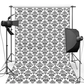 

Vinyl Photography Background For Wedding Damask New Fabric Flannel Backdrop For Newborn photo studio 2458