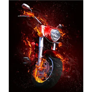 

5D DIY diamond embroidery locomotive picture diamond painting cross stitch square diamond mosaic home decoration mural F386
