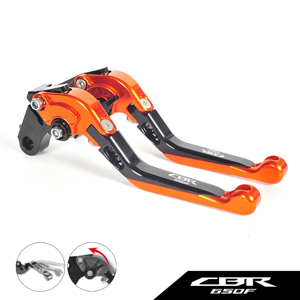 

Motorcycle Adjustable Foldable Motocross Extendable Brake Clutch Levers Case for Honda CBR650F CBR 650F CB650F 2014-2016