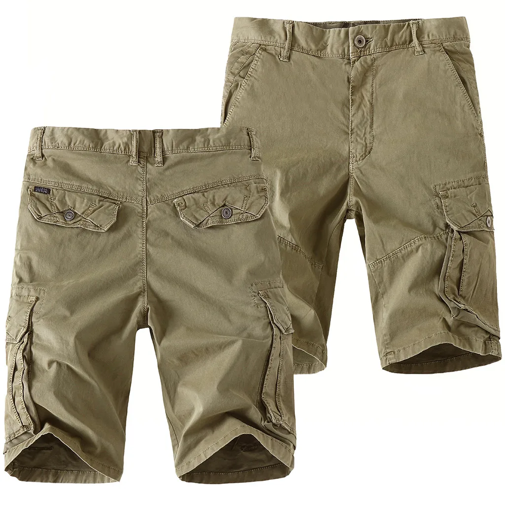Новые Брендовые мужские крутые летние штаны для отдыха, многокарманные Комбинезоны на весну, повседневные Высококачественные Бермуды для мужчин