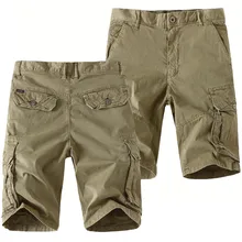 Новые Брендовые мужские крутые летние штаны для отдыха, многокарманные Комбинезоны на весну, повседневные Высококачественные Бермуды для мужчин