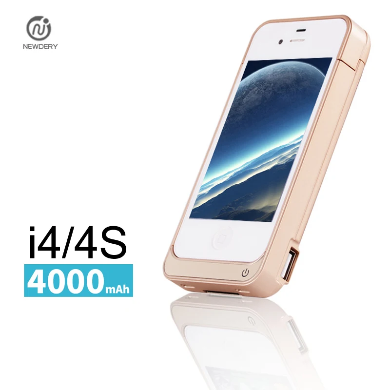 bilder für NEWDERY 4000 mAh stromversorgungsanlagebank Ladegerät pack unterstützungsbatterie-kasten für iphone 4 4 s mit usb-ladekabel linie bilder für NEWDERY 4000 mAh stromversorgungsanlagebank Ladegerät pack unterstützungsbatterie-kasten für iphone 4 4 s mit usb-ladekabel linie
