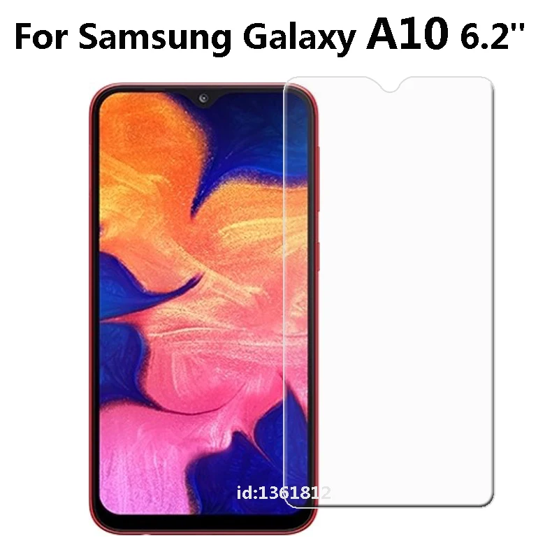 

A10 Tempered Glass For Samsung Galaxy A10 Screen Protector Mobile Telephone Glass Samsung Galaxy A10 Smartphone Case 6.2 inch