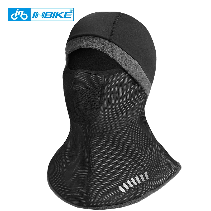

INBIEK Cycling Scarf Thermal Fleeced Face Mask Winter MotorcycleSkii Climbing Neck Protector MTB Warmer Headwear Cap for Bicycle