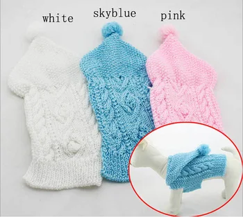 

2015 new pet dog cat fashion sweaters with hat doggy autumn winter hoodies puppy sweatershirts dogs costume 1pcs pets products