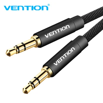 

Vention 3.5mm Audio Cable Fabric Braid 3.5 jack to jack aux cord 1m 1.5m 2m 3m Headphone Speaker AUX Cable for iphone 8 Car MP3