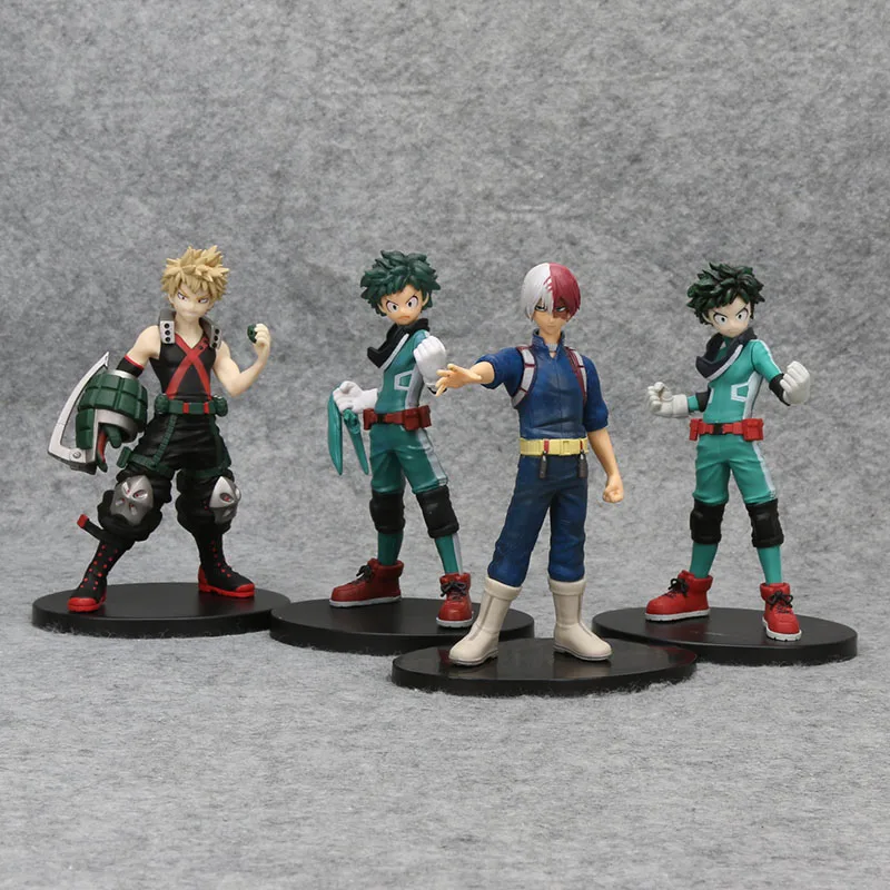 

15cm Anime My Hero Academia Boku no Hero Akademia Midoriya Izuku bakugou katsuki PVC Action Figure Stand Model Toys gift