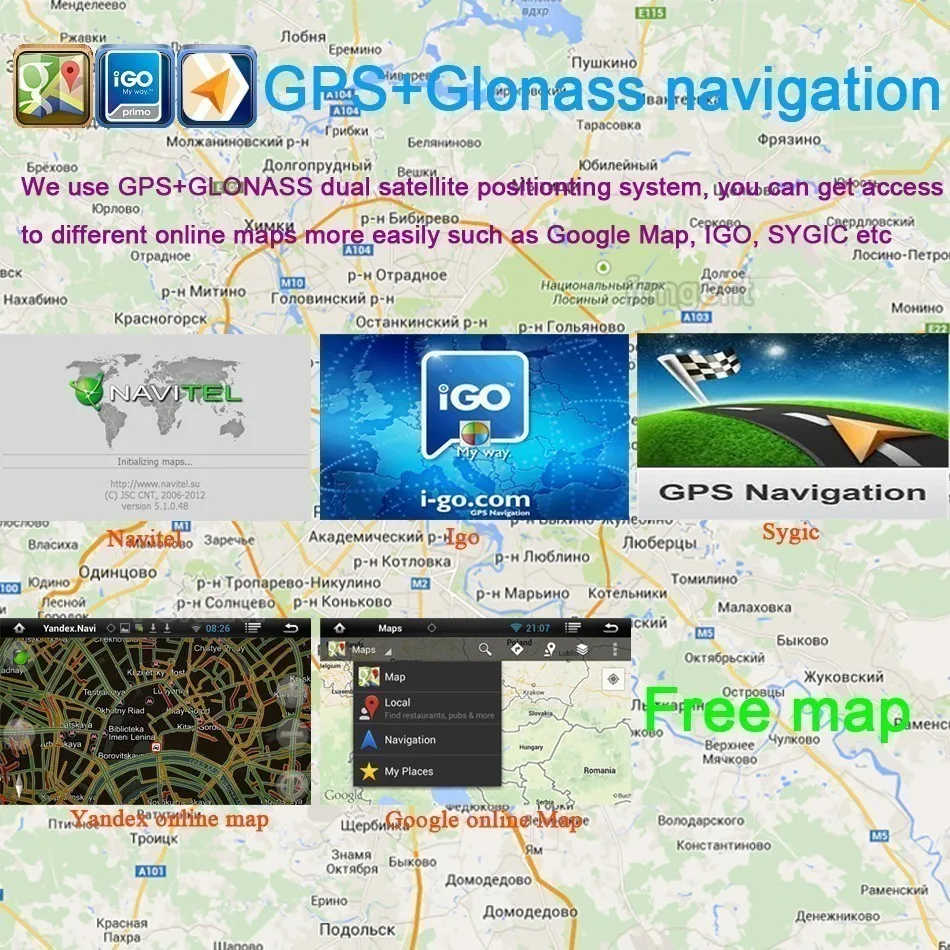  Car stereo Multimedia Android computer system unit GPS 2 Din Radio dvd player for FORD/Focus/S-MAX/