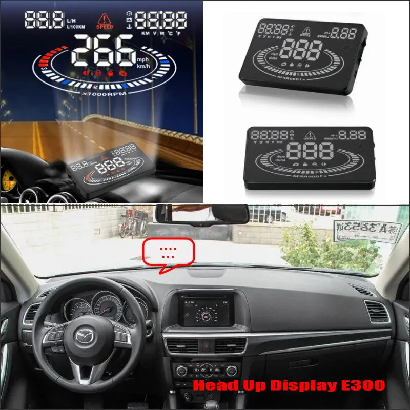 Автомобильный дисплей HUD для безопасного привода Mazda CX 5 CX5 2012 ~ 2015 настраиваемый