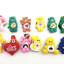 12 шт. ПВХ уход медведь аксессуары для обуви обувь амулеты украшения для обуви для Croc браслет детский подарок