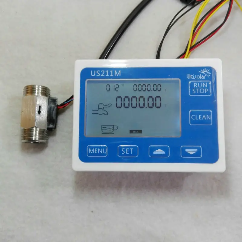 US211M Flow Meter Totalizer Flow Measurement with SUS304 Water Flow
