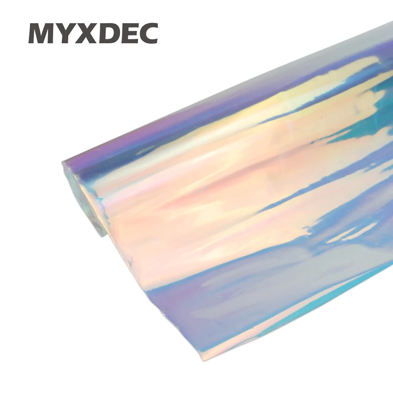 

40cm Colorful Motorcycle Shiny Chameleon Auto Headlights Taillights Translucent film lights Turned Change Color Car Stickers