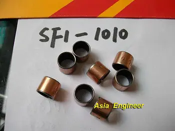 

50Pcs SF-1 1010 Self Lubricating Composite Bearing Bushing Sleeve 10*12*10mm