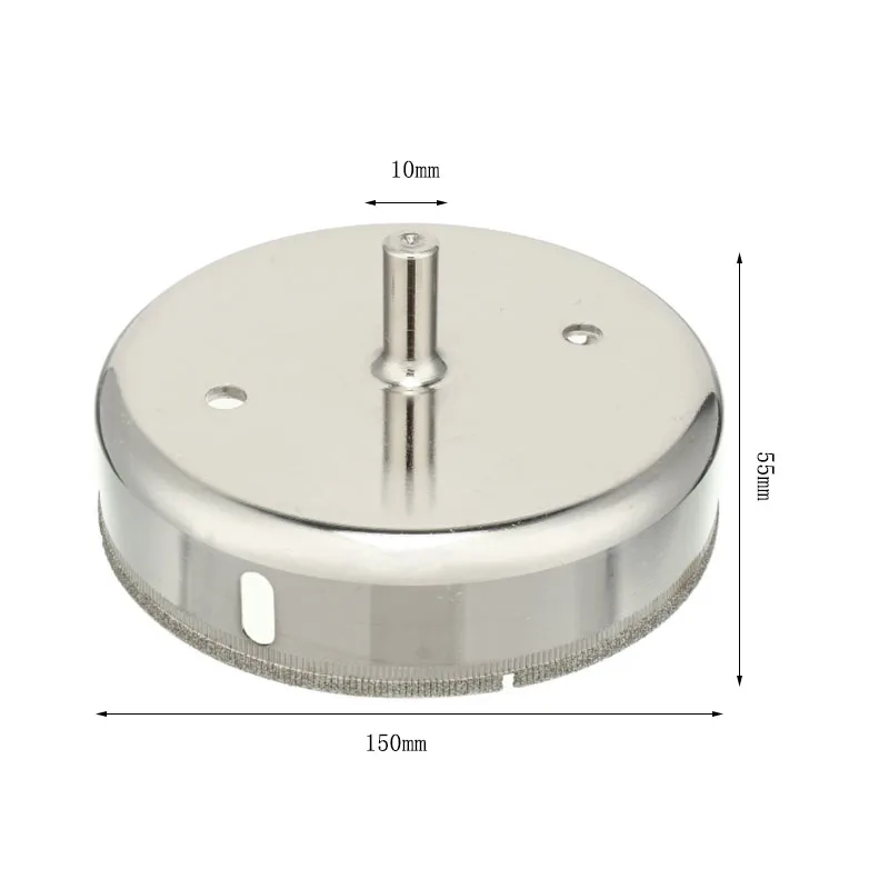 150 мм стекло с алмазным покрытием отверстие пилы сверла для керамической плитки мрамор рок фарфор