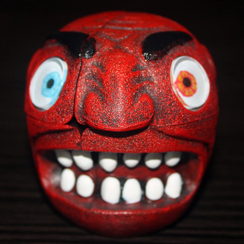 

New Arrival CARNI Chaak Jaw Red Devil Cube Puzzle Professional Magic cube puzzle Shape Twist Educational Kid Toys Drop Shipping