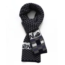 Classic Design Male Scarf plaid classic tartan scarf Winter Striped scarves For Man Warm Soft cotton