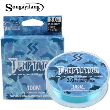 

Sougayilang 100M Nylon Fishing Line Monofilament Thin Fishing Line Smooth Casting Fishing Line Thread for Saltwater Freshwater