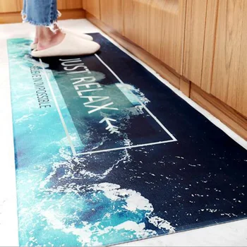 

Multipurpose Rubber Durable Kitchen Rugs Non-Slip Anti-Fatigue Comfort Rug Runner Waterproof and Oil Proof Carpet Standing Mat
