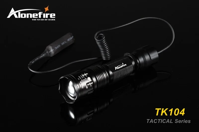 TK104 L2 светодиодный 8000лм тактический пистолет вспышка светильник 5 режимов пистолет фонарь светильник лампа Taschenlampe+ крепление для прицела+ пульт дистанционного управления