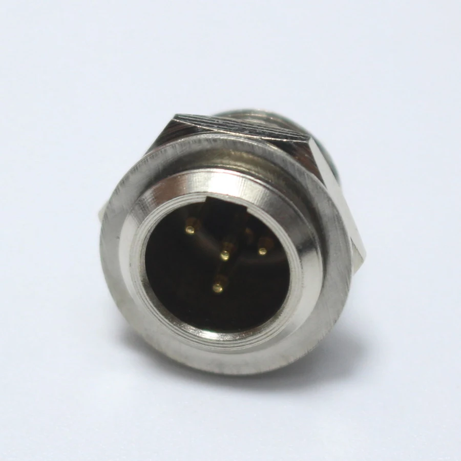 1 шт. Мини XLR 4 pin штекер аудиосигнала микрофон шасси крепление Аудио Микрофон