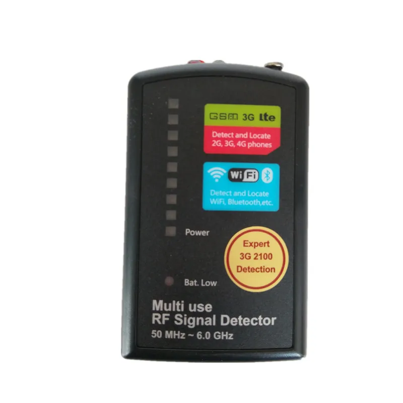 Hidden Camera Detector Infrared Camera Detector Camera Detector Signal Detector Versatile RF With Digital Signal Amplifier Camera Phone GSM GPS Bug 3G 2100 Detection