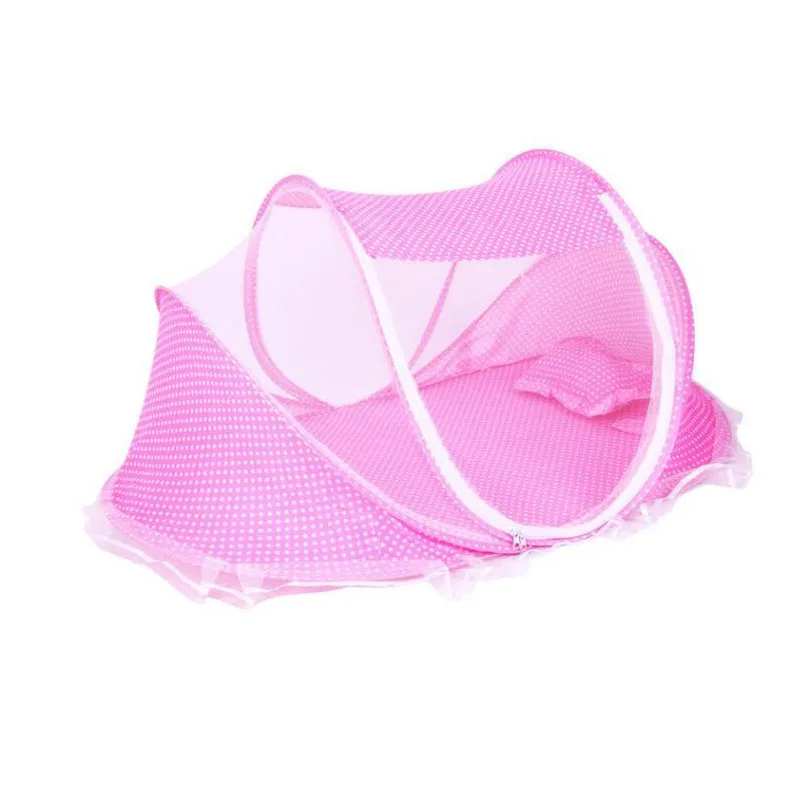 MOTOHOOD Baby Bed Crib Netting Mosquito Cover Net Baby Decoration Room Cover - Foldable Baby Bed Tent Kids Nursery Crib (7)