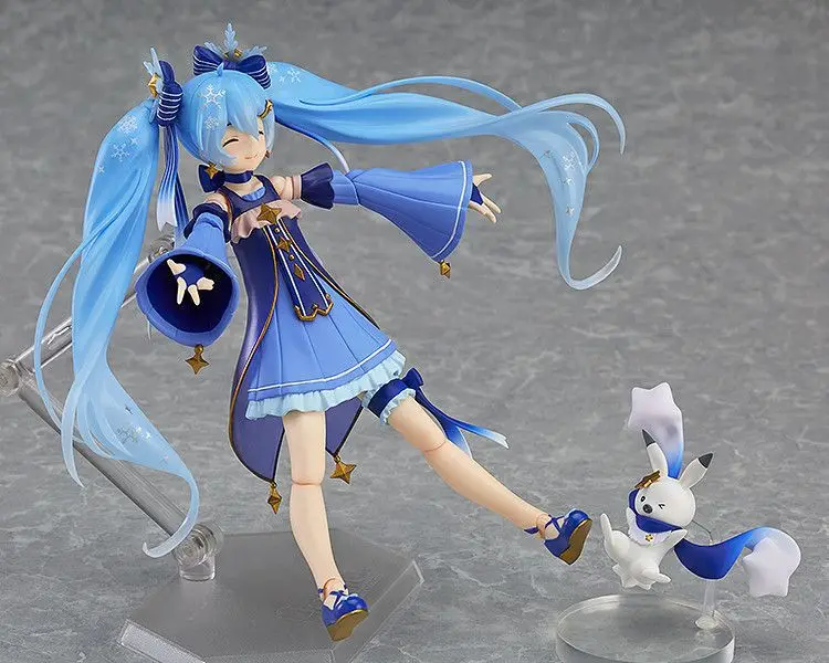 Аниме Vocaloid Hatsune Miku Figma EX-037 Twinkle Snow Ver. Figma 307 ПВХ фигурка Коллекционная модель детские игрушки кукла 14 см