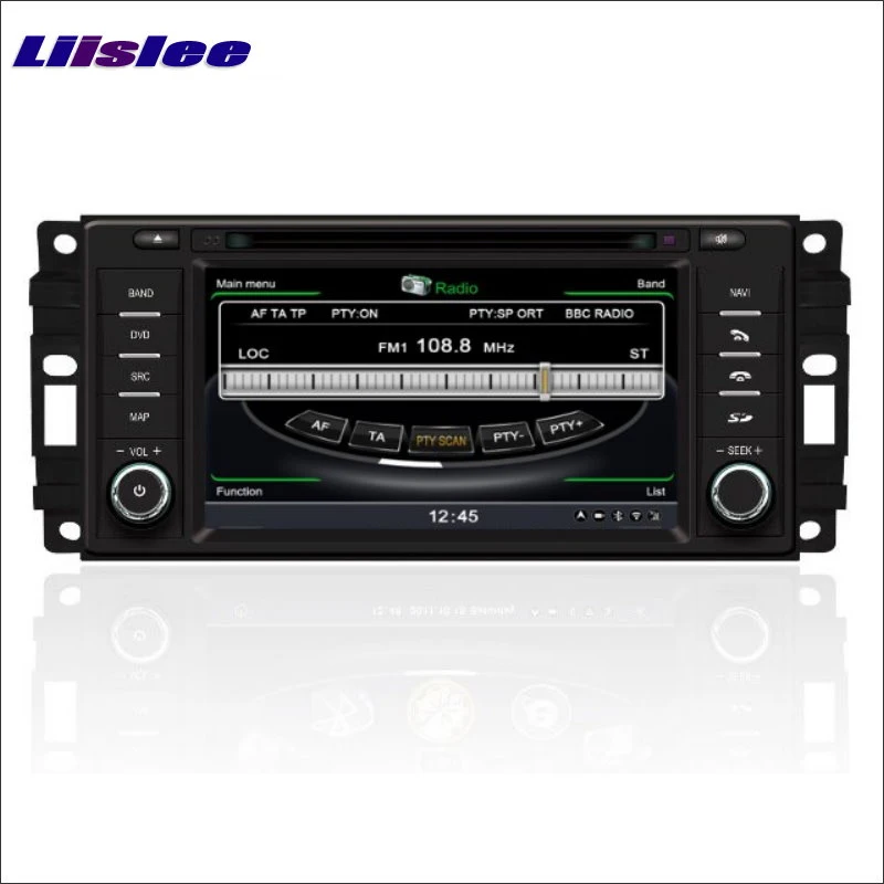 Excellent Liislee For Chrysler 200 2010~2013 Indash GPS Navi Navigation DVD Player Radio Stereo TV BT iPod 3G WIFI 1080P Multimedia System 2