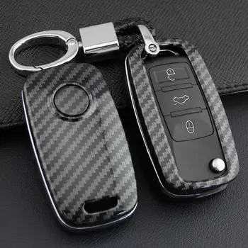 

Car Key Cover Case Shell Fob Key Case Fob Bag Holder ABS Hard Shell Cover Parts Fit For 2009-2012 Golf MK6 Tiguan Scirocco