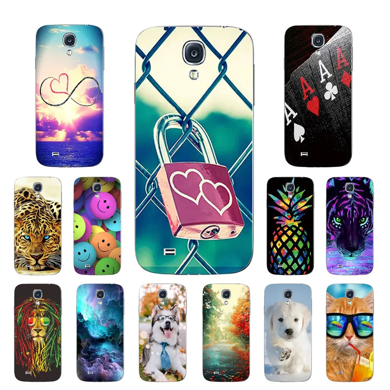 Мягкий силиконовый чехол для телефона Samsung Galaxy S4 i9500 с принтом сосны Ультратонкий