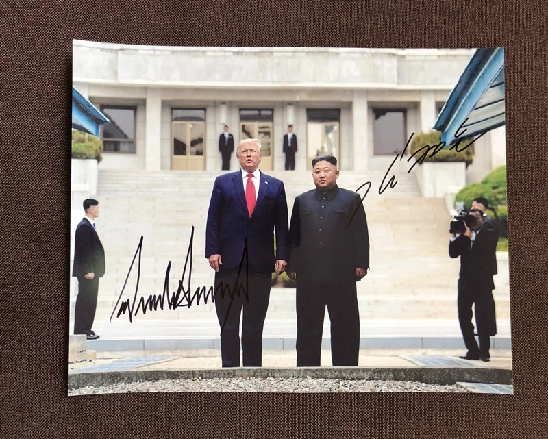 hand signed Putin Barack Donald Trump autographed photo 8*10 limited version autograph in ink 072019