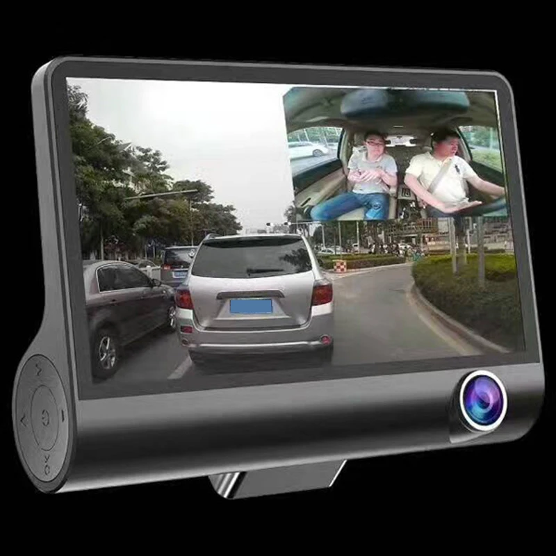 4 дюйма Экран автомобиля Камера Dash Cam HD Dvr Авто Запчасти Видеорегистраторы для