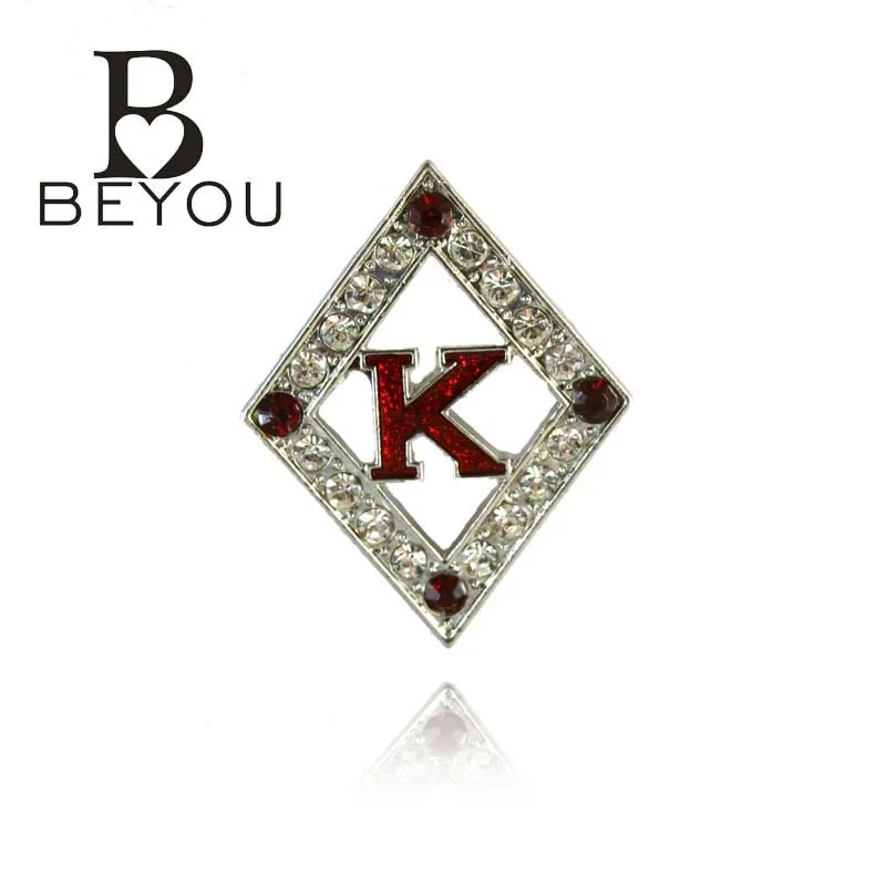 

Free Shipping Newest Kapp Alpha Psi Fraternity Crystal Brooch Jewelry brother jewelry 5pcs 1 lot