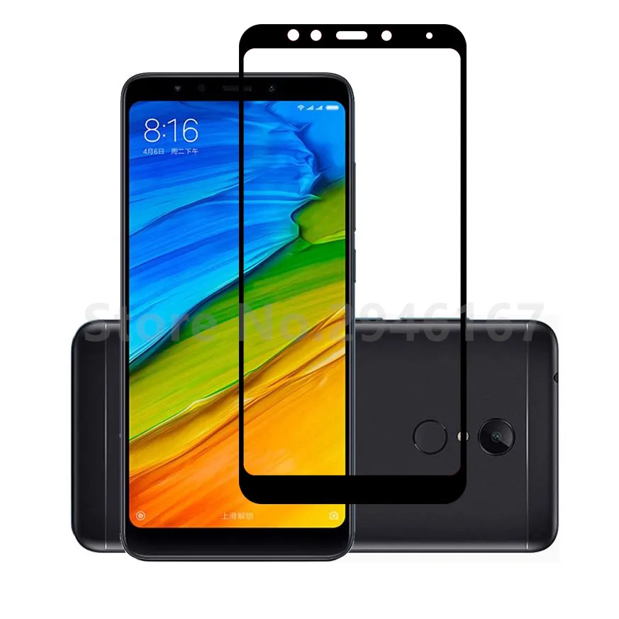 

For Xiaomi Redmi 5 Plus 5Plus 5+ 5.9 inch MEE7 9H Full cover Tempered Glass For Redmi5 5.7 inch MDE1 Screen Protector Film