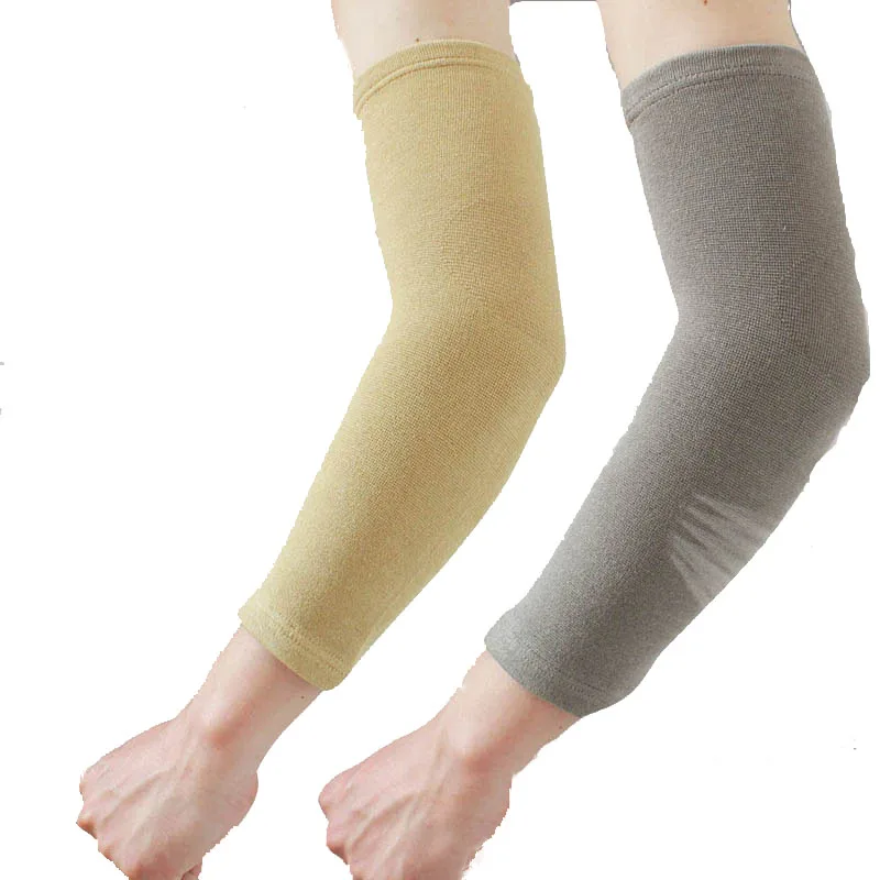 1Pair Elastic Elbow Supports Arm Compression Wear Arm Sleeve Breathable Sport Protective Gear